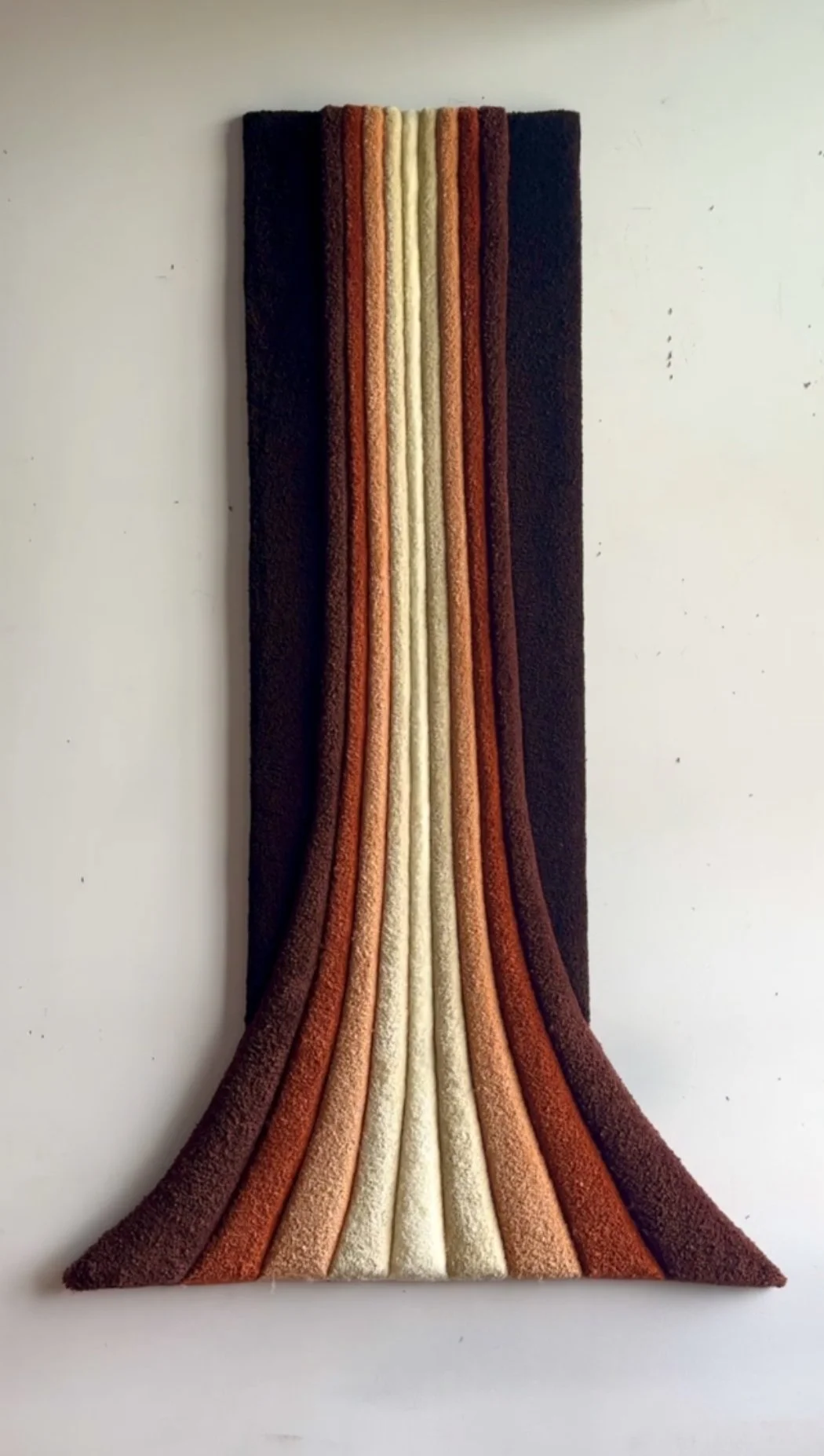 David Nott textile artwork detail